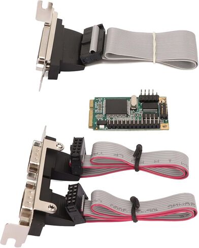 Generic Mini PCIe Combo Serial Parallel Expansion Card with 2 RS232 Ports and LPT Port for Desktops and Servers, HighSpeed Data Transfer in Saudi Arabia