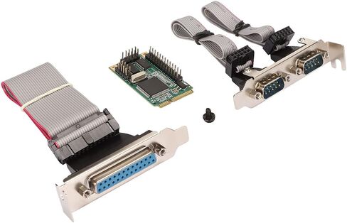 Generic Mini PCIe Combo Serial Parallel Expansion Card with 2 RS232 Ports and LPT Port for Desktops and Servers, HighSpeed Data Transfer in Saudi Arabia