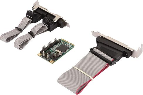 Generic Mini PCIe Combo Serial Parallel Expansion Card with 2 RS232 Ports and LPT Port for Desktops and Servers, HighSpeed Data Transfer in Saudi Arabia
