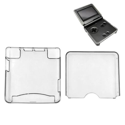 Hard Transparent Protective Case Compatible with for GBA SP Console, Clear PC Shell Cover Case with Scratch Protection, Dust Resistant Snap-On Design for Gameboy Advance SP Console Accessories in Saudi Arabia