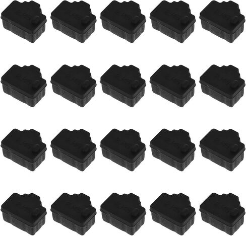 Tofficu 20pcs Silicone Router Port Dust Covers Rj45 Ethernet Interface Caps Black, Prevent Foreign Matter Entering, Convenient for Disassembly and Assembly, for Network Devices in Saudi Arabia