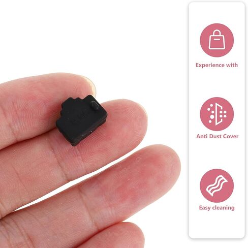 Tofficu 20pcs Silicone Router Port Dust Covers Rj45 Ethernet Interface Caps Black, Prevent Foreign Matter Entering, Convenient for Disassembly and Assembly, for Network Devices in Saudi Arabia