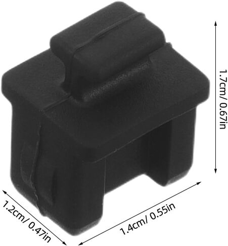STOBAZA 30pcs Silicone Dust Plug Caps for Sfp Module and Network Router, Black Fiber Module Port Protector with Dust Prevention Function, Extends Equipment Lifespan, for Telecom Equipment in Saudi Arabia