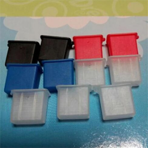 USB Port Cover caps 100pcs USB Type A Male Anti-Dust Plug Stopper Cap Cover Protector - Waterproof Dustproof Mobile Phone Accessories in Saudi Arabia