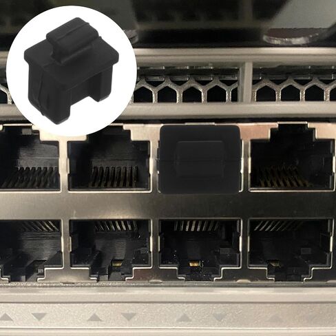 VANZACK 30pcs Silicone Sfp Blanking Plug and Port Dust Cap for Transceiver and Network Router, Heat Resistant and Moisture Protection, for Telecom Equipment in Saudi Arabia