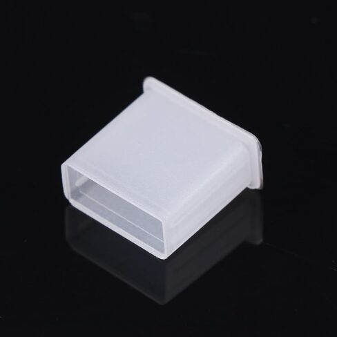 Tofficu 50 Pcs USB Dust Plug Covers for Standard Charge Port and USB Port, Flexible Plastic Dustproof Caps for Laptop and Computer Protection in Saudi Arabia