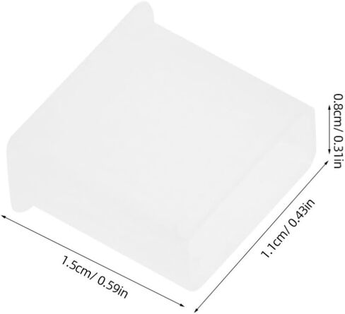 Tofficu 50 Pcs USB Dust Plug Covers for Standard Charge Port and USB Port, Flexible Plastic Dustproof Caps for Laptop and Computer Protection in Saudi Arabia