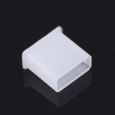 Tofficu 50 Pcs USB Dust Plug Covers for Standard Charge Port and USB Port, Flexible Plastic Dustproof Caps for Laptop and Computer Protection in Saudi Arabia