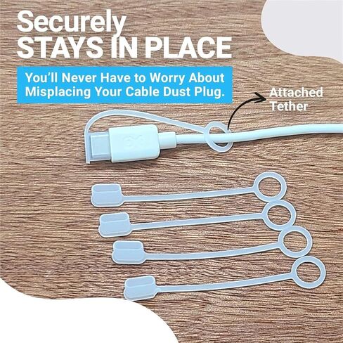 أغطية غطاء منفذ USB 20 قطعة كابل بيانات من النوع C مقابس مضادة للغبار - غطاء واقي لسلك الشحن العالمي، غطاء واقي USB in Kuwait