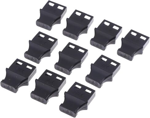USB Port Cover caps 30Pcs USB-A Port Cover with Handle - Anti-Dust Plug for Laptop and Computer Socket Protection Caps in Saudi Arabia