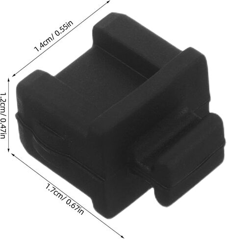 30pcs Silicone Sfp Port Dust Covers for Transceivers and Network Routers, Heat Resistant Fiber Optic Module Protector Caps, Black Silicone Anti-dust Sleeves for Telecom Equipment in Saudi Arabia