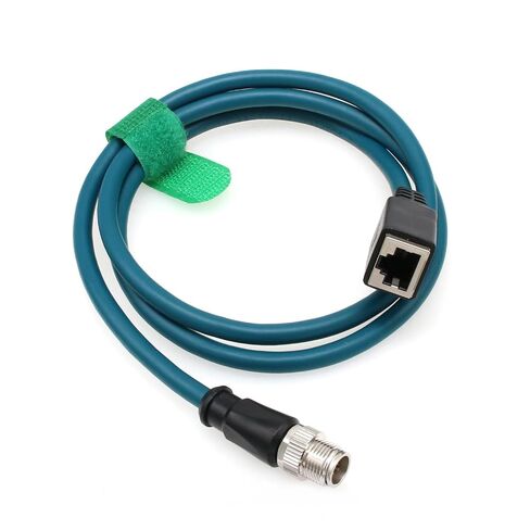 Ethernet Cable Adapter for Cognex in-Sight 2000 7000 8000 9000 Basler Baumer Camera Sensor Barcode Reader, 8 Pin X-Coded M12 to RJ45 CAT-7e 2M in Saudi Arabia