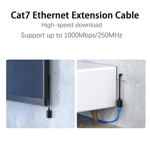 INEWSSZFXC 90 Degree Ethernet Extension Cable 5.91inch/15cm in Saudi Arabia