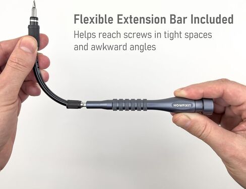 HowFixit PRO MAX 106-in-1 Precision Screwdriver Set for iPhone, Smartphone, MacBook, Laptop, Tablet, Camera, Switch, PS5, Xbox, Game Console & Controller Repair in Kuwait