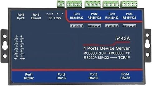 ZLAN5443A 4-Port RS232/485/422 إلى خادم إيثرنت in Kuwait