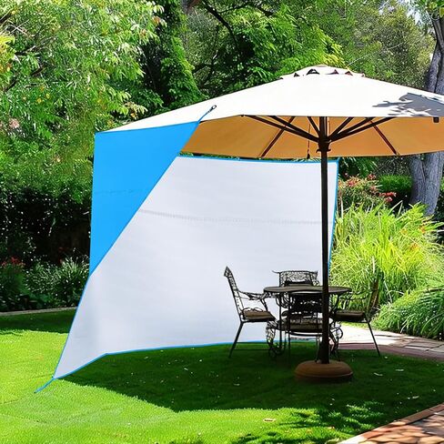 5.9 x 9.8ft Side Shade Umbrella Side Wall Accessory , Umbrella Not Included in Kuwait