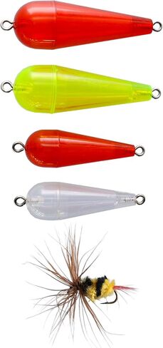 K&E STOPPER LURES Torpedo Float/Assorted Sizes / 4 Pack/Assorted Colors in Saudi Arabia