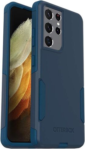 OtterBox Commuter Series Case for Galaxy S21 Ultra 5G (ONLY - Does NOT FIT Non-Plus or Plus Sizes) - Black in Saudi Arabia