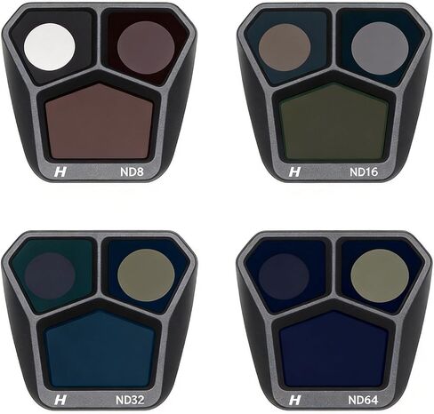 for DJI Mavic 3 Pro ND Filters Set, ND8/ND16/ND32/ND64, Optimized for Triple-Camera System, Balanced Exposure, Smooth 180° Shutter Angle Video in Saudi Arabia