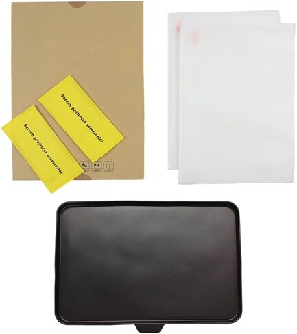 3PCS Tempered Glass Screen Protector Set For Thermomix for TM7 All-in-One Cooker, With Silicone Cover, Screen Damage from Daily Use, Shatter Resistant For Enhanced Screen Defense And Easy Cleaning in Kuwait