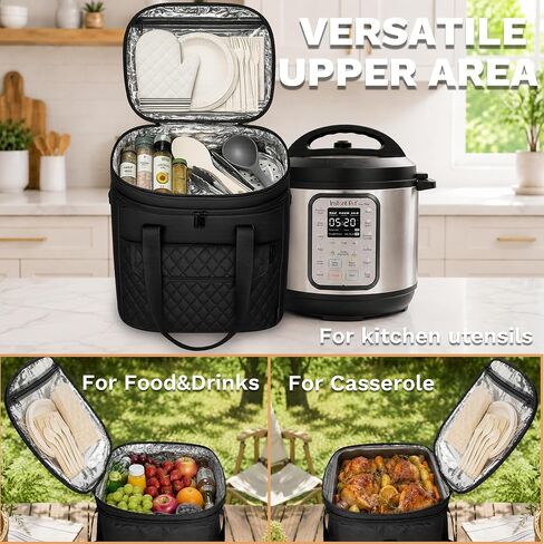 CROTIRAD Insulated Pressure Cooker Carrying Bag for 6-8 QT Instant Pot in Kuwait