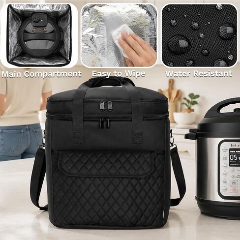 CROTIRAD Insulated Pressure Cooker Carrying Bag for 6-8 QT Instant Pot in Kuwait