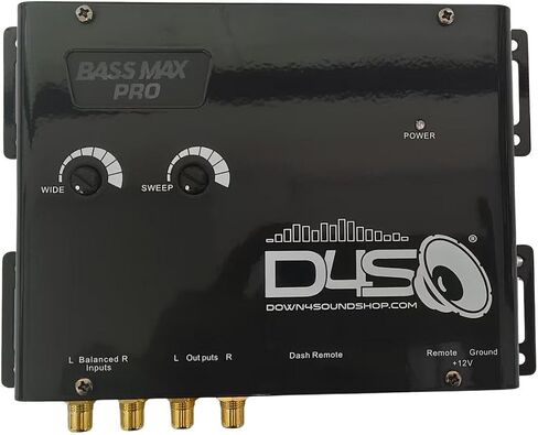 معالج استعادة صوت السيارة من Down4Sound Bass Max Pro باللون الأسود اللامع in Kuwait