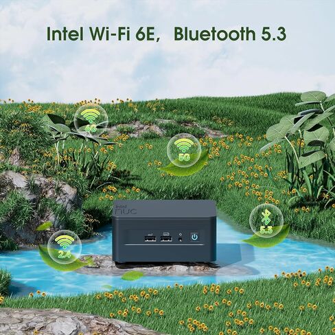 ASUS NUC 13 Pro, Intel NUC 13 Business Intel Core i5-1340P (12C/16T, Up to 4.6GHz), 16GB DDR4 RAM 512GB PCIe 4.0 NVMe SSD, 8K/HDR/4 Display/WiFi6E/BT5.3/Windows 11 Pro/Quiet | NUC 13 Desktop Computer Mini PC, Supports 8K/HDR/4 Display/WiFi6E/BT5.3/W-11 Pr in Kuwait