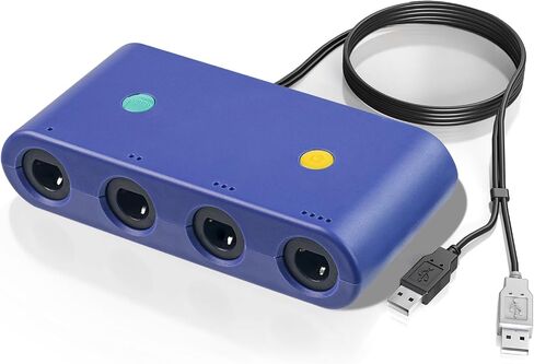 4 Port Adapter for Gamecube Controller, Compatible with Switch / Wii U / PC in Kuwait