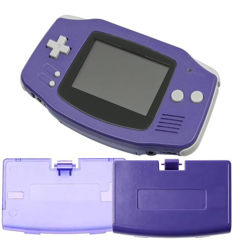 2PCS Replacement Purple Battery Cover Case Door for Gameboy Advance GBA in Kuwait