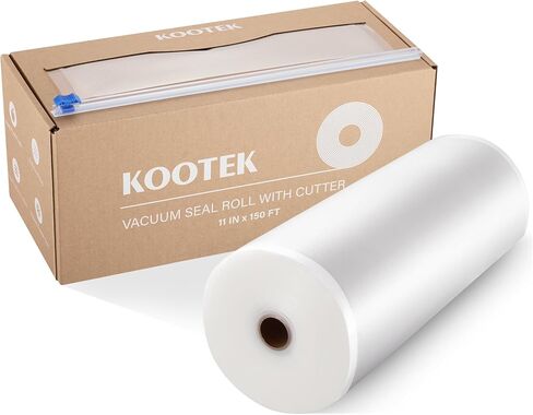 Kootek 11" x 150' Vacuum Sealer Bags Roll for Food with Cutter Dispenser in Kuwait