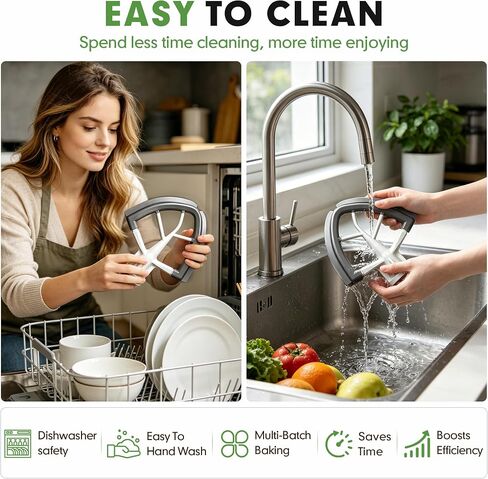 Flex Edge Paddle Attachment for KitchenAid Mixer, 4.5-5 Qt Tilt-Head,Gray in Saudi Arabia