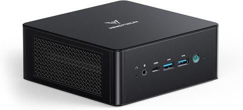 MINISFORUM UM890 Pro Mini PC, AMD Ryzen 9 8945HS (up to 5.2GHz) Mini Computers, 32GB DDR5 5600MHz RAM& 512 PCIe 4.0 SSD, Mini Desktop Quad Display HDMI/DP1.4/USB-C, AMD Radeon 780M/Dual LAN 2.5G in Kuwait