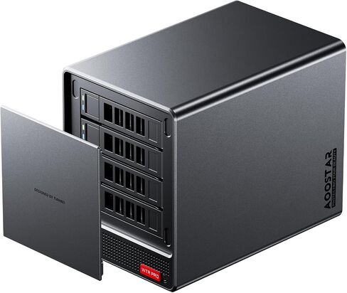 AOOSTAR WTR PRO AMD Ryzen 7 5825u 4 Bay NAS Mini PC, NO RAM NO SSD, 4K HDMI, 2 * M.2 NVMe Slots, 2.5/3.5 SATAx 4 Storage (Up to 4 * 22TB) in Kuwait