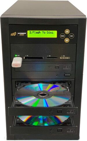 قرص Acumen 1:1 ناسخ نسخ احتياطي للوسائط المتعددة - فلاش/قرص إلى DVD AD01-MM in Saudi Arabia