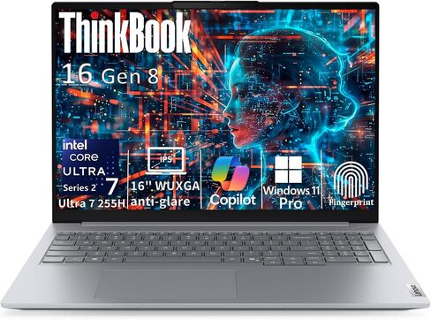 Lenovo ThinkBook 16 Gen 8 Laptop, Intel Core Ultra 7, 64GB DDR5, 2TB SSD in Saudi Arabia