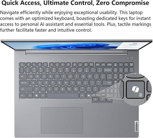 Lenovo ThinkBook 16 Gen 8 Laptop, Intel Core Ultra 7, 64GB DDR5, 2TB SSD in Saudi Arabia