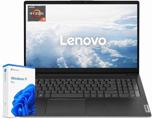 Lenovo V15 Gen 4 15.6" FHD Business Laptop, AMD Ryzen 3 7320U, Windows 11 Pro, Numeric Keypad, HDMI, RJ45, Webcam, Wi-Fi (Black, 16GB RAM | 512GB SSD) in Saudi Arabia
