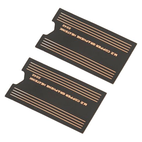 M.2 2242 SSD Heatsink Brass Graphene High Heat Conduction for Gaming in Saudi Arabia
