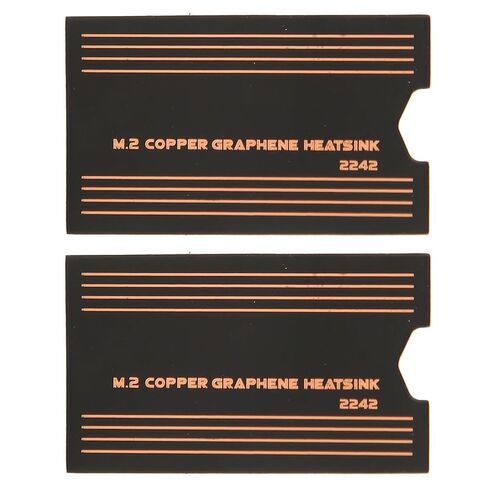 M.2 2242 SSD Heatsink Brass Graphene High Heat Conduction for Gaming in Saudi Arabia