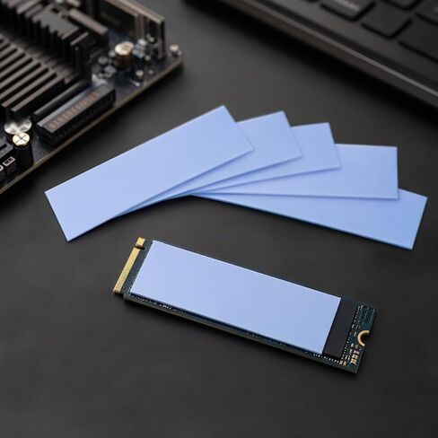 5pcs M. 2 SSD Thermal Pad 0.5mm Silicone for Heat Dissipation in Saudi Arabia