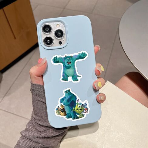 50Pcs Monsters, Inc Stickers Pack Waterproof Sticker Decals for Water Bottle,Laptop,Phone,Skateboard,Scrapbooking,Bumper Gifts for Kids Teens Adults for Party Supply Favor (Monsters, Inc) in Saudi Arabia