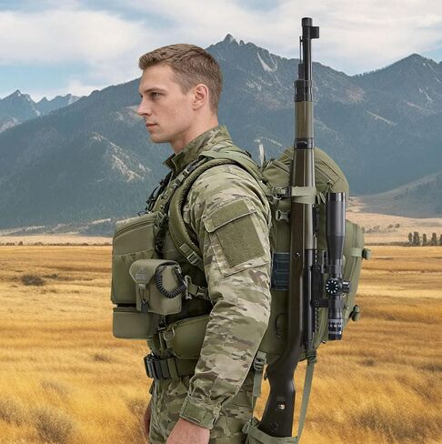 28L Hunting Backpack – 500D DWR Tear-Resistant Nylon, Hiking Daypack with MOLLE Webbing & Hydration Compatible, for Archery, Scouting, and Backcountry Hunts in Saudi Arabia