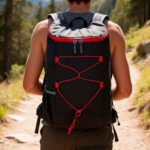 20L Daypack for Hiking & Travel,Water-Resistant Hiking Backpack(Grey) in Saudi Arabia