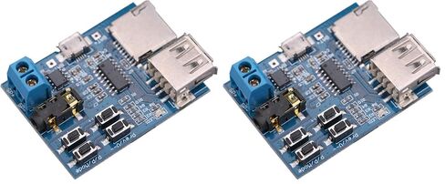 HiLetgo TF Card U Disk Play MP3 Decoder Player Module with Audio Amplifier Audio Decoding Player Module Micro USB 5V Power Supply in Saudi Arabia