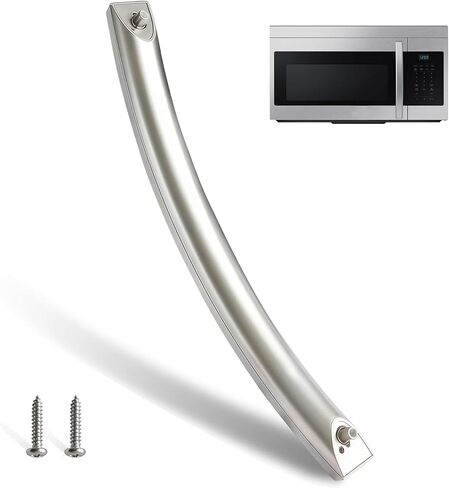 New Upgraded ME16A4021AS Microwave Door Handle, DE94-04313F Assembly Handle Compatible with Samsung ME16A4021AS/AA Microwave, Replaces for Samsung Microwave Door Handle ME16A4021AS, Same as OEM Handle in Saudi Arabia