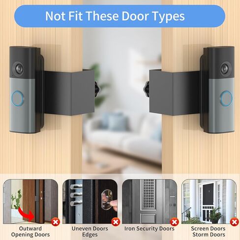 Anti-Theft Blink/Ring Battery Doorbell Camera 2K Door Mount in Saudi Arabia