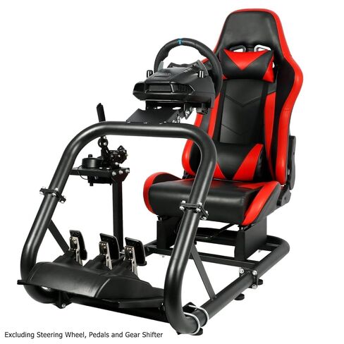 Dardoo G29 قمرة القيادة لمحاكاة الألعاب مع مقعد حقيقي مناسب لـ Logitech G920 G923، لـ Thrustmaster T300RS، لـ Fanatec، قمرة القيادة لسباق Sim Drive المباشر، بدون عجلة، دواسة وفرامل اليد in Kuwait