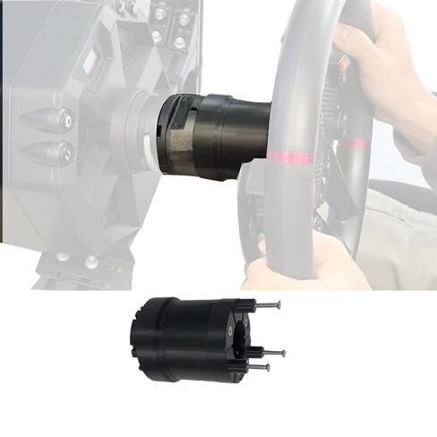 Obokidlyamor Extension Rod For Thrustmaster 488 GT3/Evo Racing 32R Leather/ T598 Steering Wheel;Simulated Racing Game For hyper car wheel work on Multi-Function Stalks Turn Wiper Lever in Kuwait