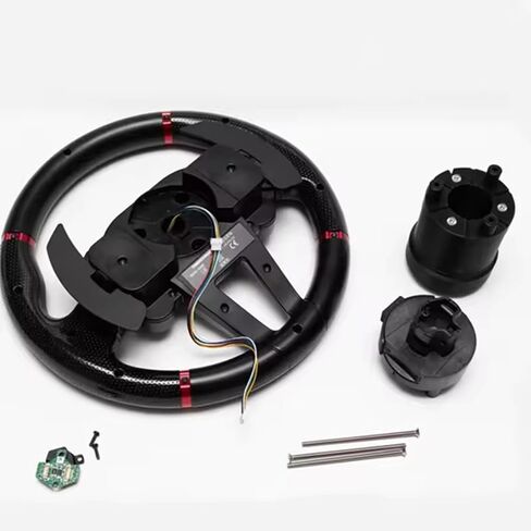 Obokidlyamor Extension Rod For Thrustmaster 488 GT3/Evo Racing 32R Leather/ T598 Steering Wheel;Simulated Racing Game For hyper car wheel work on Multi-Function Stalks Turn Wiper Lever in Kuwait